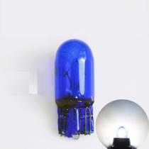 Lampada T10 azul bulbo pingo 12v