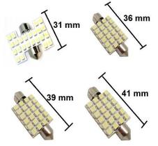 Lâmpada Torpedo 24 LEDs 12V - Luz Branca para Carros Lâmpada Torpedo 24 LEDs 12V - Luz Branca para Carros
