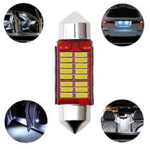 Lampada Torpedo Branca Colby Cambus Teto Mala 36mm 16 LED Lampada Torpedo Branca Colby Cambus Teto Mala 36mm 16 LED