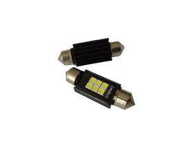 Lampada Torpedo Led Branco 42mm 12v com cambus
