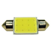 Lampada torpedo Led cob 36mm luz de led Cob Seper branco 12 Leds 6W 12V teto porta malas porta luva