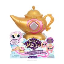 Lâmpada Toy Magic Mixies Magic Genie com 8 pelúcias rosas interativas