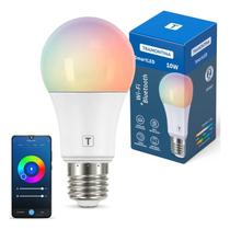 Lâmpada Tramontina Smart LED Inteligente 10W Wi-Fi + Bluetooth 16 Milhões de Cores Compatível com Alexa e Google - E27