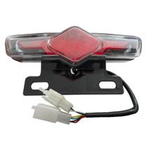 Lâmpada Traseira De Bicicleta Elétrica Led À Prova D'água 36v 48v 60v Luzes Traseiras De Segurança