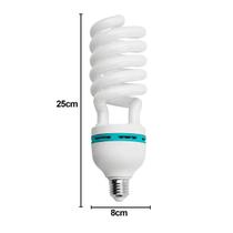 Lâmpada Tricool 135W Espiral para Softbox 5500k para Iluminação Fotográfica