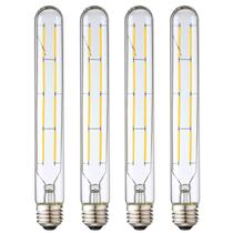 Lâmpada tubular LED Leools T10/T30 8W 4000K regulável, pacote com 4 Lâmpada tubular LED Leools T10/T30 8W 4000K regulável, pacote com 4