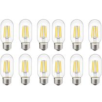 Lâmpada tubular LED LiveMax 4W E26 400lm 2700K Warm White Pacote com 12