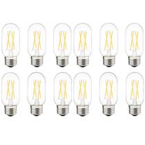 Lâmpada tubular LED LiveMax Dimmable 6W E26 600lm 5000K (x12)