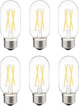 Lâmpada tubular LED LiveMax Dimmable 6W E26 600lm 5000K (x6)