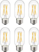 Lâmpada tubular LED LiveMax regulável 6W, 600 lúmens 2700K E26