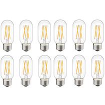 Lâmpada tubular LED LiveMax regulável 6W, 600 lúmens 2700K E26