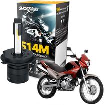 Lâmpada Ultra Led H4 Farol Moto Honda Nx Falcon 400i