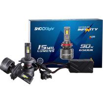 Lâmpada Ultra Led Shocklight H4 90w Infinity 15000lm Canbus