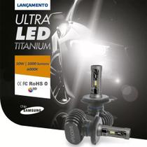 Lâmpada Ultra Led Titanium Hb4 Shocklight 6000k 10.000 Lúmens Com Led Chip de Última Geração e Dissipação de Calor
