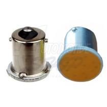 Lâmpada Um Polo P21W de Led COB Amarelo Ambar Laranja Un