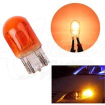 Lampada Um Polo Pingão T20 W21W 12V Halogena Ambar Laranja