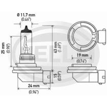 Lâmpada Universal Caminhões a HELLA H11