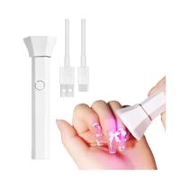 Lâmpada UV LED Portátil Recarregável Para Resina De Esmalte Em Gel De Secagem Rápida Com Suporte De