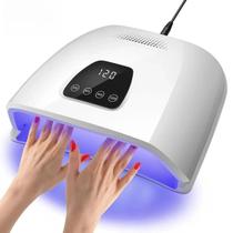 Lâmpada UV LED Profissional Para Unhas Com Sensor Automático E Tela Sensível Ao Toque Para Esmalte Lâmpada UV LED Profissional Para Unhas Com Sensor Automático E Tela Sensível Ao Toque Para Esmalte