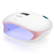 Lâmpada UV SUNUV SUN4S 48W LED para unhas de gel com 4 temporizadores rosa