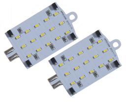 Lâmpada Valterra DG726011VP LED Plana Branco Quente 2 Unidades