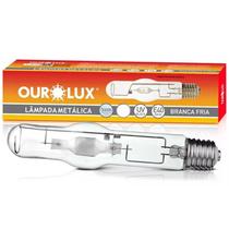 Lâmpada Vapor Metálica TUBULAR 250 Watts Bocal E40 5000K OUROLUX