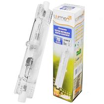 Lâmpada Vapor Metálica Tubular Bilateral 70W Rx7S 4100K