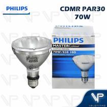Lâmpada vapor metálico philips cdmr-par30-70w 10g 3000k(branco quente)e27 Lâmpada vapor metálico philips cdmr-par30-70w 10g 3000k(branco quente)e27