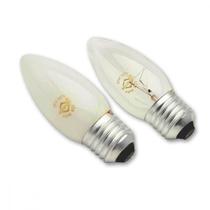 Lampada Vela 35 Brasfort Leitosa E14 25 X 220 7233 - Kit C/10