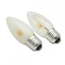Lampada Vela 35 Brasfort Leitosa E27 25 X 220 8514 - Kit C/10 Lampada Vela 35 Brasfort Leitosa E27 25 X 220 8514 - Kit C/10