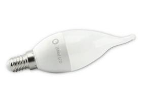 Lâmpada Vela Chama Leitosa E14 Led 4,7W 3000K Bivolt
