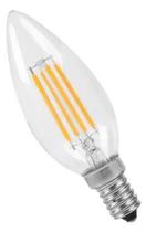 Lâmpada Vela Clear C37 Pix Filamento Led Vidro Incolor 4W 2400K E14 Bivolt