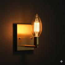 Lâmpada Vela Filamento De Led C35 E14 4w Decoração Lâmpada Vela Filamento De Led C35 E14 4w Decoração