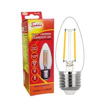 Lâmpada Vela Filamento Led 2w E27 Branco Quente 127V Lâmpada Vela Filamento Led 2w E27 Branco Quente 127V