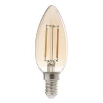 Lâmpada Vela Filamento LED E-14 C35 Âmbar 2200K 127V Galaxy