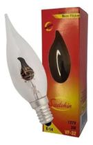 Lampada vela fogo 3w 127v e-14