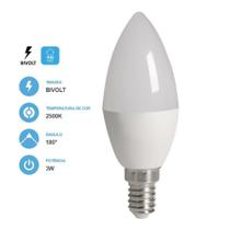 Lâmpada Vela Fosca 3W 250LM 2500K E27 Bivolt Save Energy