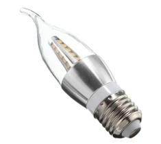 Lâmpada Vela Gota LED 4W branco frio 6000K E27 bivolt