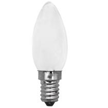 Lâmpada Vela Incandescente 25w Rosca E-14 Leitosa 220v