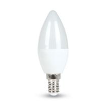Lampada vela led 4,5W E14 Branco Quente Leitosa