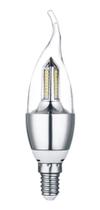 Lampada vela led 4w 4d-e14 quente ou frio 3000k 6000k - CTB