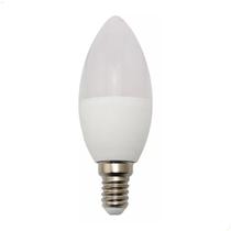 Lâmpada Vela Led 4w Leitosa E14 Bivolt Lustre Decoração