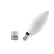 Lâmpada Vela Led E14+E27 6W 2700K 127/220V Luminatti