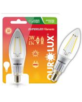 Lâmpada Vela Led Fosca 3w Bivolt Base E14 Cor da Luz 2700K Branco Quente Ourolux Lâmpada Vela Led Fosca 3w Bivolt Base E14 Cor da Luz 2700K Branco Quente Ourolux