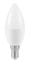 Lâmpada Vela Led Leitosa Branco Frio 4W E14 Lustre