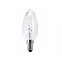 Lampada vela lisa 25w 220v e12 clara vl-35 sadokin