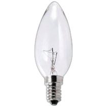 Lampada Vela Lisa Brasfort E-14 Clara 40Wx127V. - Kit C/10 Peças