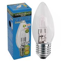 Lâmpada Vela Lisa Halogena 28w 127V E27 Clara Dimerizável