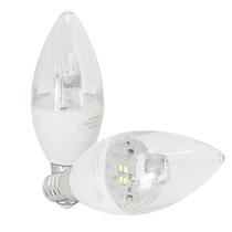 Lâmpada Vela Lisa Led 3W E14 Branco Frio Bivolt 250lm