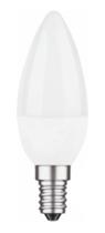 Lâmpada Vela Lisa Led 4W E14 Bivolt Leitosa Branco Frio E27